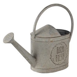 Clayre & Eef Decoratie Gieter  45x16x33 cm Grijs Metaal