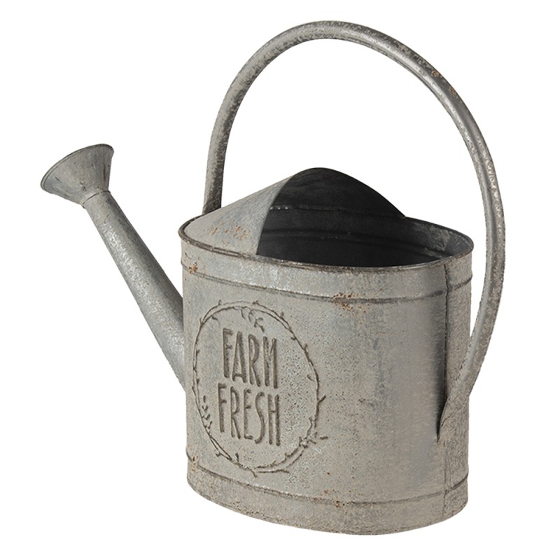 Clayre & Eef Annaffiatoio decorativo 45x16x33 cm Grigio Metallo