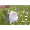 Clayre & Eef Decoratie Emmer  Ø 18x16/26 cm Grijs Zink