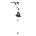 Clayre & Eef Campanello antico 14x11x18 cm Marrone Ferro Rotondo