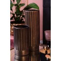 Clayre & Eef Vaas  Ø 11x23 cm Goudkleurig Metaal Rond
