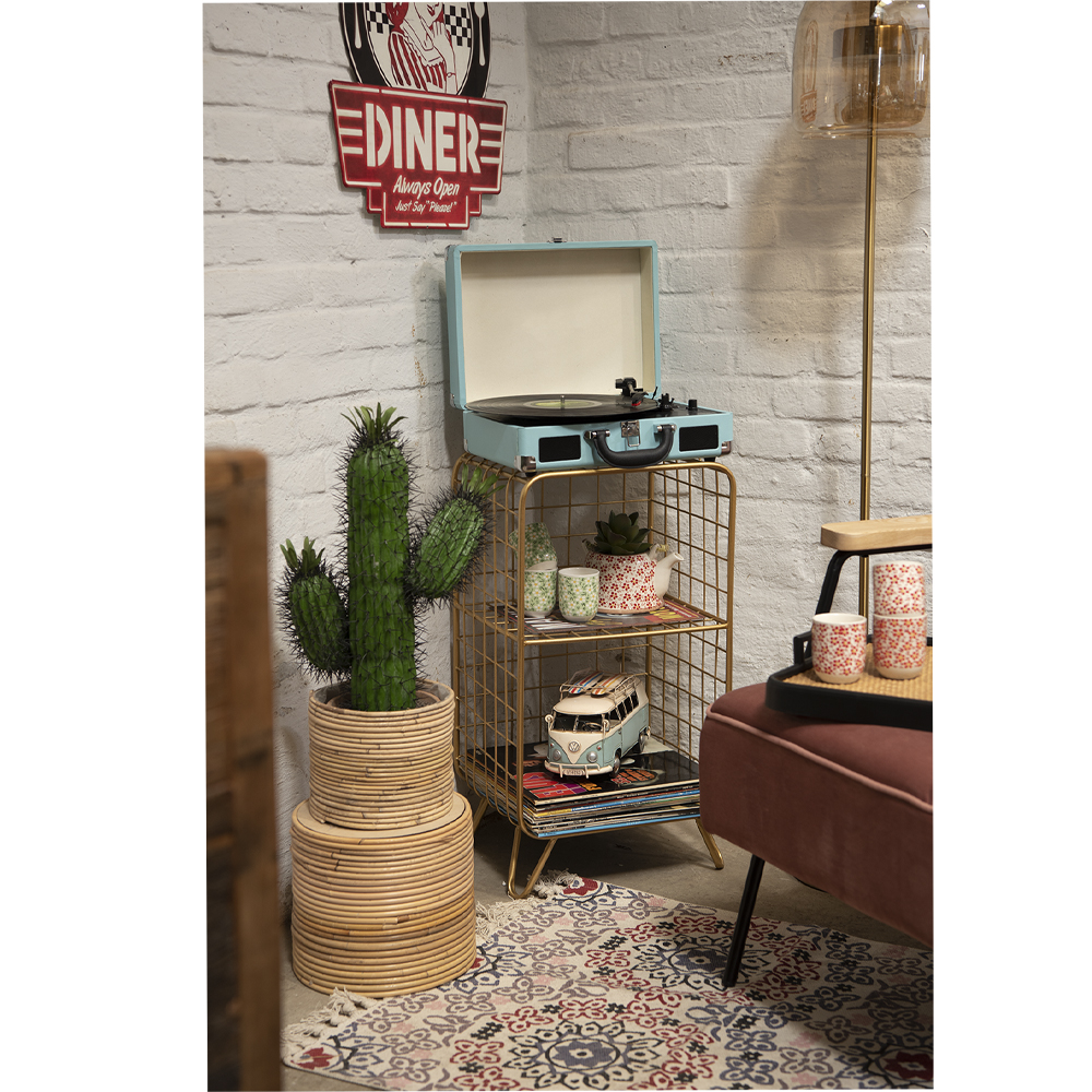 Tekstbord 45X1X50 Cm Wit Rood Ijzer-image