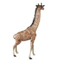 Clayre & Eef Figur Giraffe 37x14x59 cm Braun Eisen
