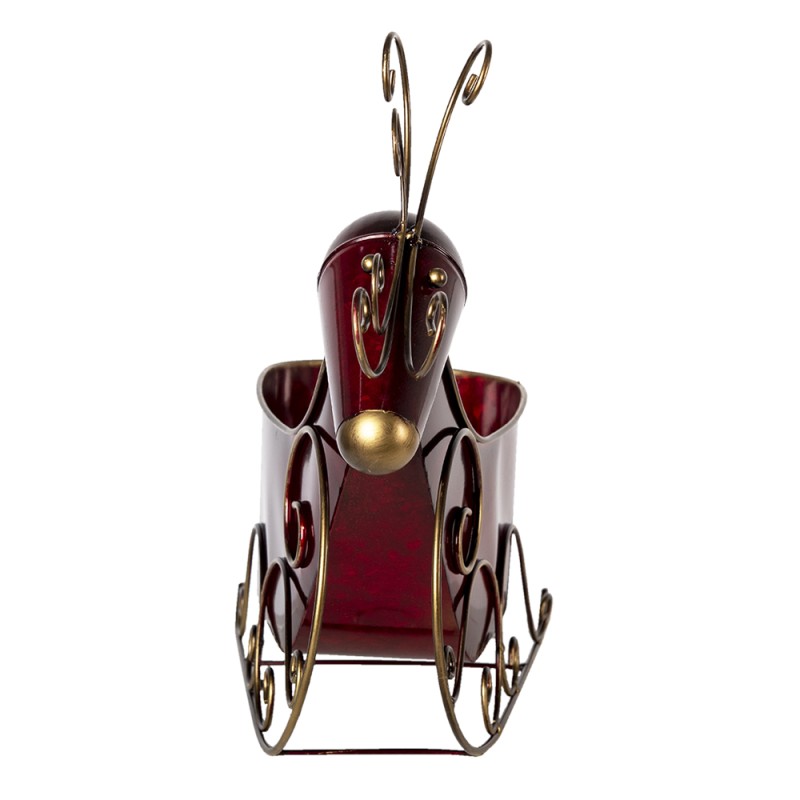 Clayre & Eef Cesto per riporre Renna  46x20x43 cm Rosso Ferro