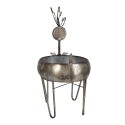 Clayre & Eef Fioriera Renna  35x28x54 cm Grigio Marrone Ferro
