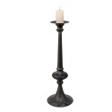 Clayre & Eef Candelabro Ø 15x45 cm Nero Ferro