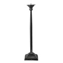 Clayre & Eef Candle holder Ø 10x31 cm Black Iron