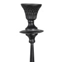 Clayre & Eef Kerzenständer Ø 15x52 cm Schwarz Eisen