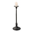 Clayre & Eef Candle holder Ø 14x42 cm Black Iron