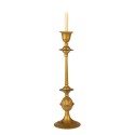 Clayre & Eef Kandelaar  Ø 15x53 cm Goudkleurig Ijzer Rond
