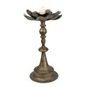 Clayre & Eef Candle holder Ø 28x50 cm Silver colored Iron