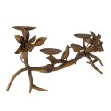 Clayre & Eef Chandelier Oiseaux 50x25x21 cm Couleur cuivre Fer Fleurs