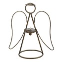 Clayre & Eef Candelabro Angelo 38x18x33 cm Color rame Metallo