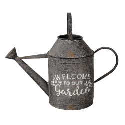 Clayre & Eef Decorative Watering Can 47x18x38 cm Grey Metal