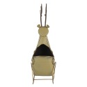 Clayre & Eef Cesto per riporre Renna  33x17x44 cm Color oro Ferro