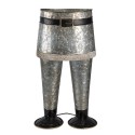 Clayre & Eef Planthouder Broek 22x15x40 cm Grijs Ijzer