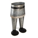 Clayre & Eef Planthouder Broek 22x15x40 cm Grijs Ijzer