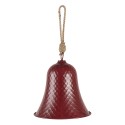 Clayre & Eef Vintage Doorbell Bell Ø 18x20 cm Red Metal Round