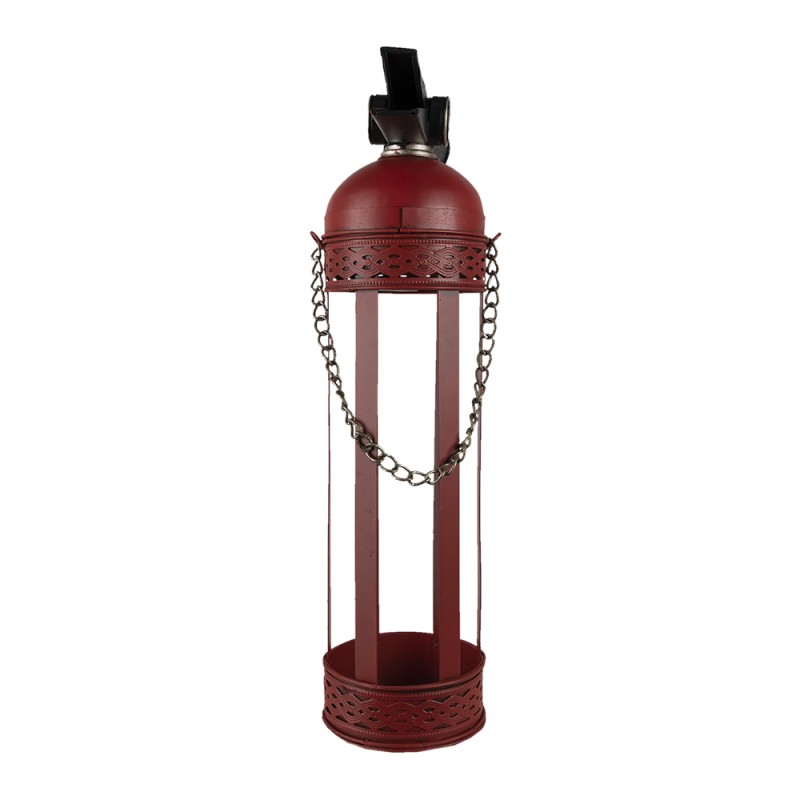 Clayre & Eef Porte-bouteilles Extincteur 17x11x41 cm Rouge Fer