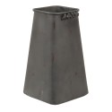 Clayre & Eef Vase 20x20x36 cm Gris Métal