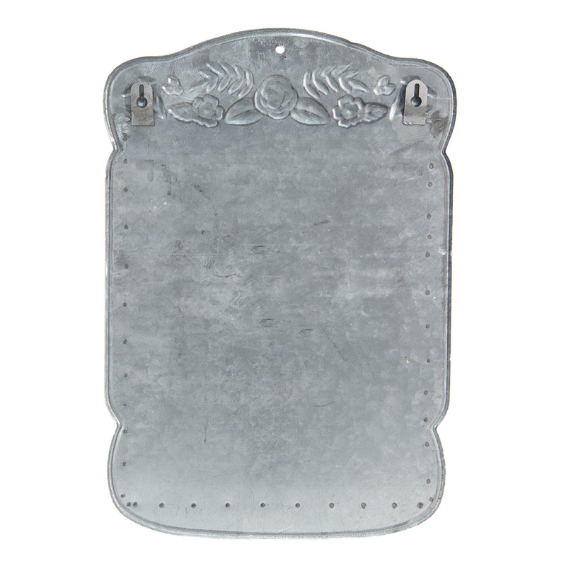 Clayre & Eef Buca delle lettere 27x8x39 cm Nero Ferro Fiori  Country post