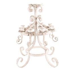 Clayre & Eef Candelabro Ø 41x43 cm Beige Ferro