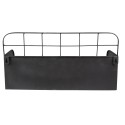 Clayre & Eef Etagère murale 38x14x20 cm Noir Fer