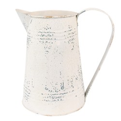 Clayre & Eef Decoration can 22x14x21 cm Beige Iron