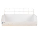 Clayre & Eef Etagère murale 38x14x20 cm Beige Fer Rectangle