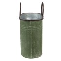 Clayre & Eef Fioriera Verde Marrone Metallo Fresh Flowers