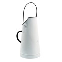 Clayre & Eef Decoratie Kolenkit  Ø 15x30 cm Wit Metaal