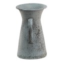 Clayre & Eef Decoration can 15x15x27 cm Grey White Metal