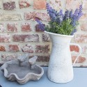 Clayre & Eef Decoration can 15x15x27 cm Grey White Metal