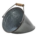 Clayre & Eef Supporto per piante 20x17x16 cm Grigio Marrone Metallo