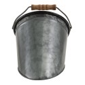Clayre & Eef Supporto per piante 20x17x16 cm Grigio Marrone Metallo