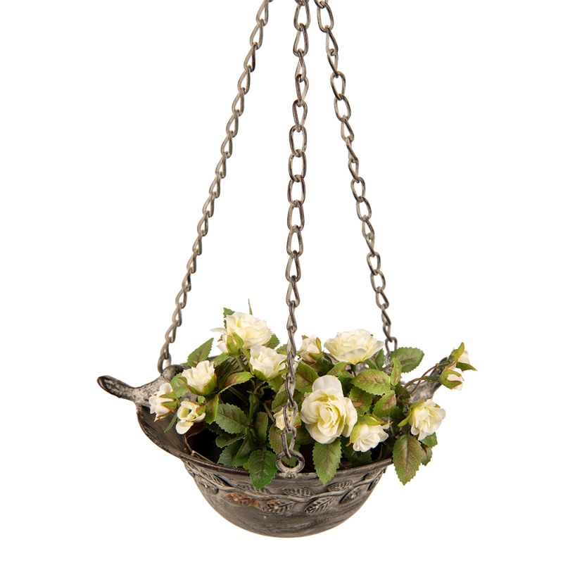 Clayre & Eef Supporto per piante 23x17x46 cm Verde Ferro