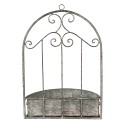 Clayre & Eef Pflanzenhalter 36x18x52 cm Grau Eisen