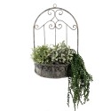 Clayre & Eef Pflanzenhalter 36x18x52 cm Grau Eisen