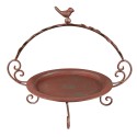 Clayre & Eef Plant Stand 35x27x30 cm Red Iron