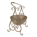Clayre & Eef Plant Holder 26x27x49 cm Green Iron