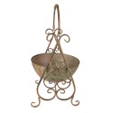Clayre & Eef Plant Holder 26x27x49 cm Green Iron
