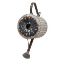 Clayre & Eef Birdhouse Watering Can 18x25x41 cm Grey Metal