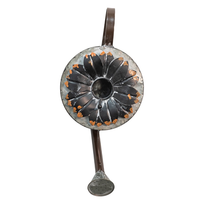 Clayre & Eef Birdhouse Watering Can 18x25x41 cm Grey Metal