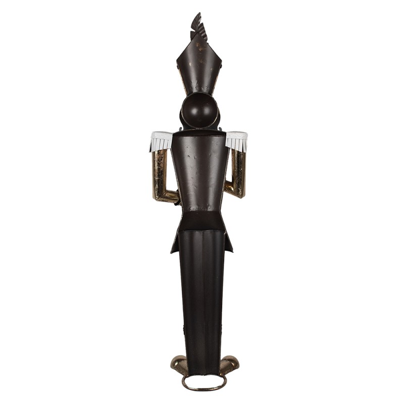 Clayre & Eef Decorazione di Natalizie Schiaccianoci 102 cm Color oro Ferro