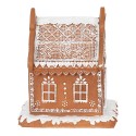 Clayre & Eef Gingerbread house with LED 17 cm Brown Polyresin