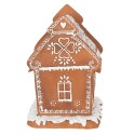 Clayre & Eef Gingerbread house with LED 17 cm Brown Polyresin