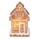 Clayre & Eef Gingerbread house with LED 17 cm Brown Polyresin
