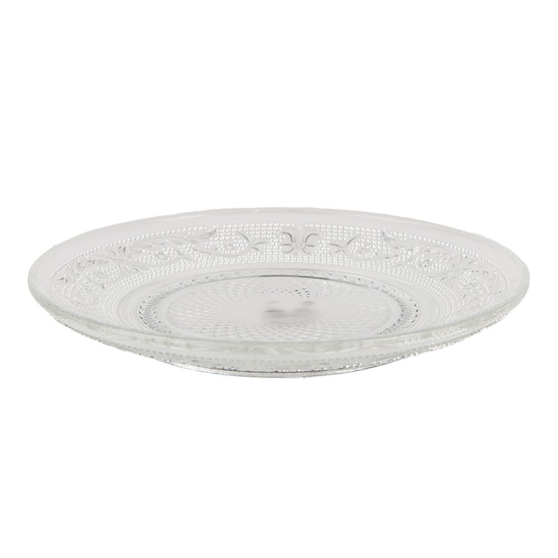 Clayre & Eef Kuchenteller Ø 15 cm Glas Rund