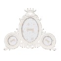 Clayre & Eef Photo Frame 9x13 cm White Iron Glass