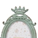 Clayre & Eef Photo Frame  9x13 cm Green Iron Glass